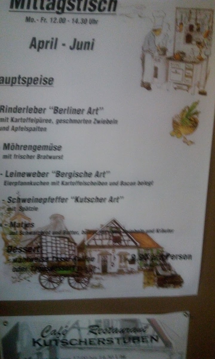 Menu Kutscherstuben (Inhaber Michael Veit)-2